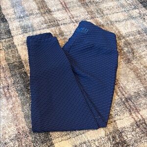 Booty by Brabants Blue Textured Leggings